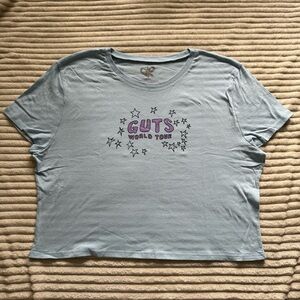 Olivia Rodrigo Guts World Tour Short Sleeve Graphic Baby T-Shirt NEW WITHOUT TAG